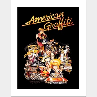 American Graffiti Retro Movie speed shop Posters and Art